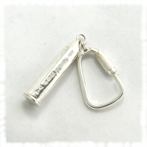 Silver bullet keyring